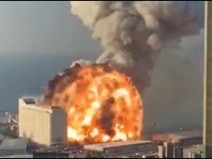 Veja a explos�o em Beirute de v�rios �ngulos diferentes
