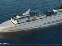 Knud E. Hansen projeta ferry Ropax de 212 metros