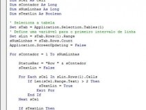 VBA - Excluir todas as linhas vazias de uma tabela