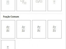 Como colocar frao no Word 365?