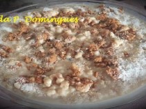 Canjica cremosa com cinco leites e paoca!