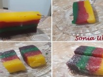 Geleia colorida, o doce sabor da infncia.