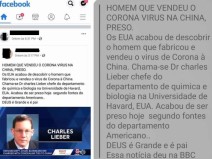 Os EUA prenderam o doutor que vendeu o coronavrus para a China?