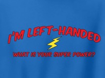 Presenteie um canhoto com um produto prprio para a espcie