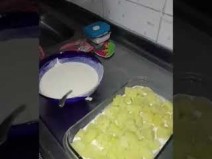 Batata gratinada com requeij�o