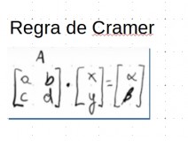Sistemas Lineares: Regra de Cramer
