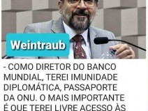 Alerta de Fake News: Abraham Weintraub foi para o Banco Mundial para ter acesso s contas dos Ministros?