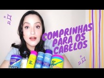 Comprinhas de produtos para os cabelos
