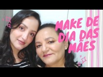 Dia das M�es - Maquiando minha m�e