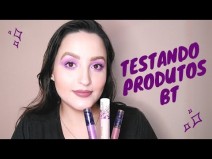 Testando produtos da Bruna Tavares