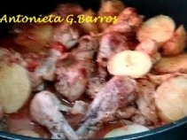 Ensopado de frango com batata e cenoura