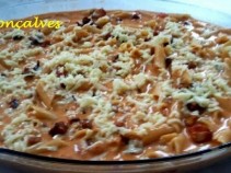 Macarr�o cremoso de panela de press�o.