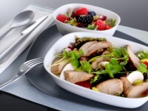 Passageiros da classe econ�mica da Delta v�o comer melhor