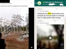 Vídeo mostra o MST destruindo torres de transmissão no Amapá! Será verdade?