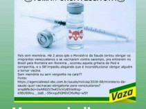 Alerta de fake news: O STF e o PSOL impediram a vacinação de imigrantes venezuelanos 2 anos atrás?