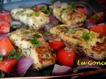 Fil� de abadejo, peixe muito saboroso.