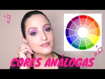 Maquiagem com Cores Anlogas