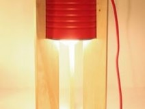 Como fazer um candeeiro com uma lata de conserva de 1 kg