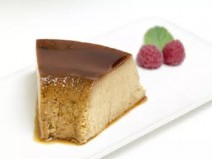 Pudim de ab�bora e leite de coco