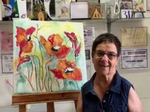 Talento que supera limites, conhe�am Goret Chagas, pintora com a boca e os p�s da APBP