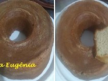 Bolo de banana de liquidificador, pr�tico, r�pido e saboroso.