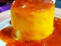 Pudim de leite na lata: no pudim,  O Pudim