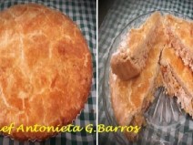 Deliciosa torta de frango com massa podre.