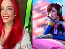 Halsey derrete o corao dos fs de Overwatch com cosplay de D.Va