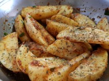 Uma receita de batata rstica na airfryer