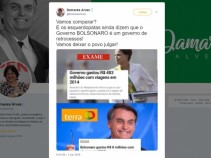 A Dilma gastou R$ 483 milh�es com viagens em 2014 e o Bolsonaro gastou R$ 8 milh�es? 