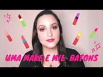 Uma make e mil batons