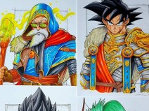 E se Dragon Ball fosse um anime medieval?