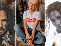 Desenhos de celebridades t�o reais que parecem fotos