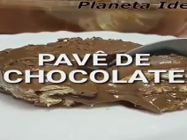 Pav� de chocolate cremoso